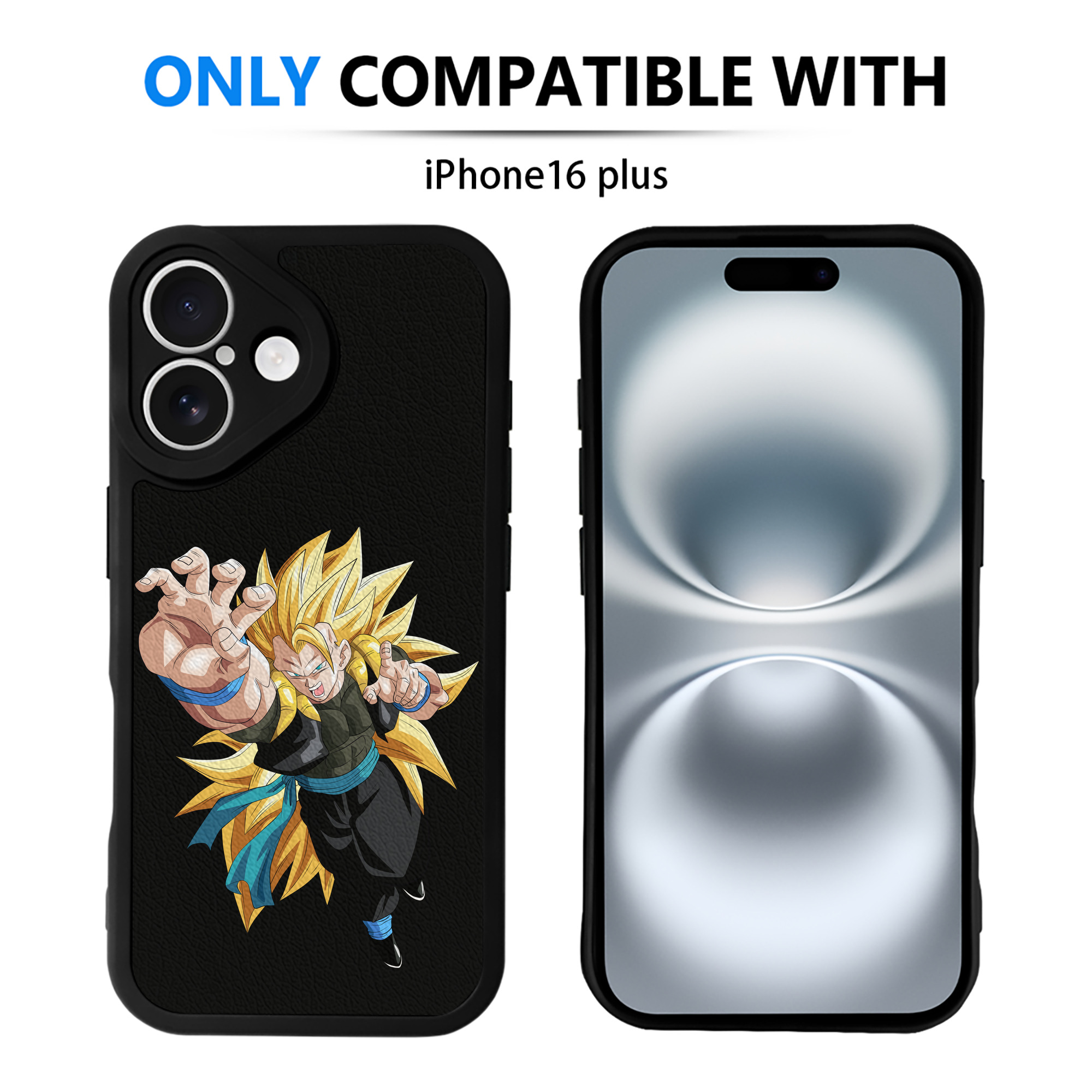 （画像用） ドラゴンボール ベジータ四世（Bejīta Yonsei）DRAGON BALL Vegeta IV 【iPhone 16シリーズ対応】シリコンスマホケース（レザー調） 材質：シリコン